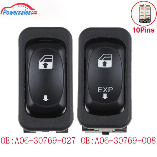 New Power Window Switch Button for Freightliner Columbia 2001-2011 A06-30769-027 A06-30769-008 A0630769027 A0630769008