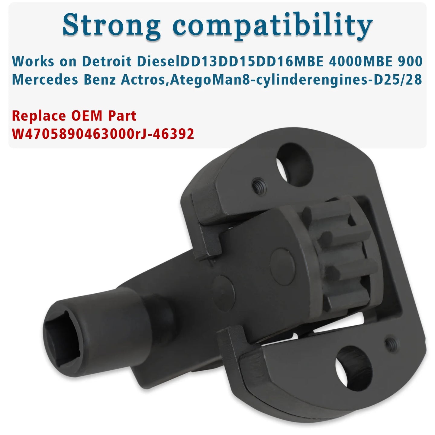 Engine Turning Barring Adjust Tool for Detroit Diesel DD13 DD15 DD16 MBE4000 MBE900 Engine