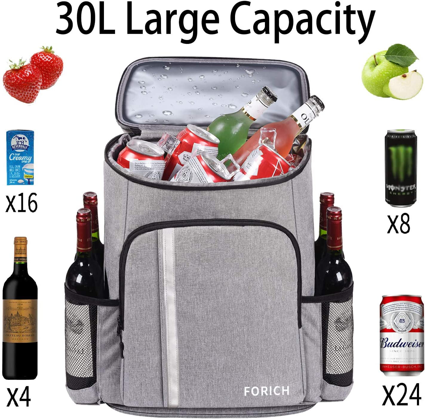 Backpack Cooler Leakproof Insulated Waterproof Backpack for Trucker