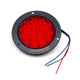 1Pc/2Pcs 12V 24V 16 LED 4" round Rear Tail Lights Turn Signal Brake Stop Reverse Lamp Car Truck Trailer Lorry Red Yellow White