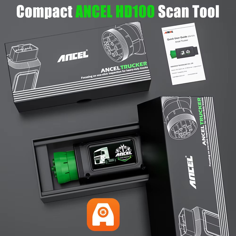 HD100 Truck Scanner Cummins for Caterpillar 16 Pin/9 Pin